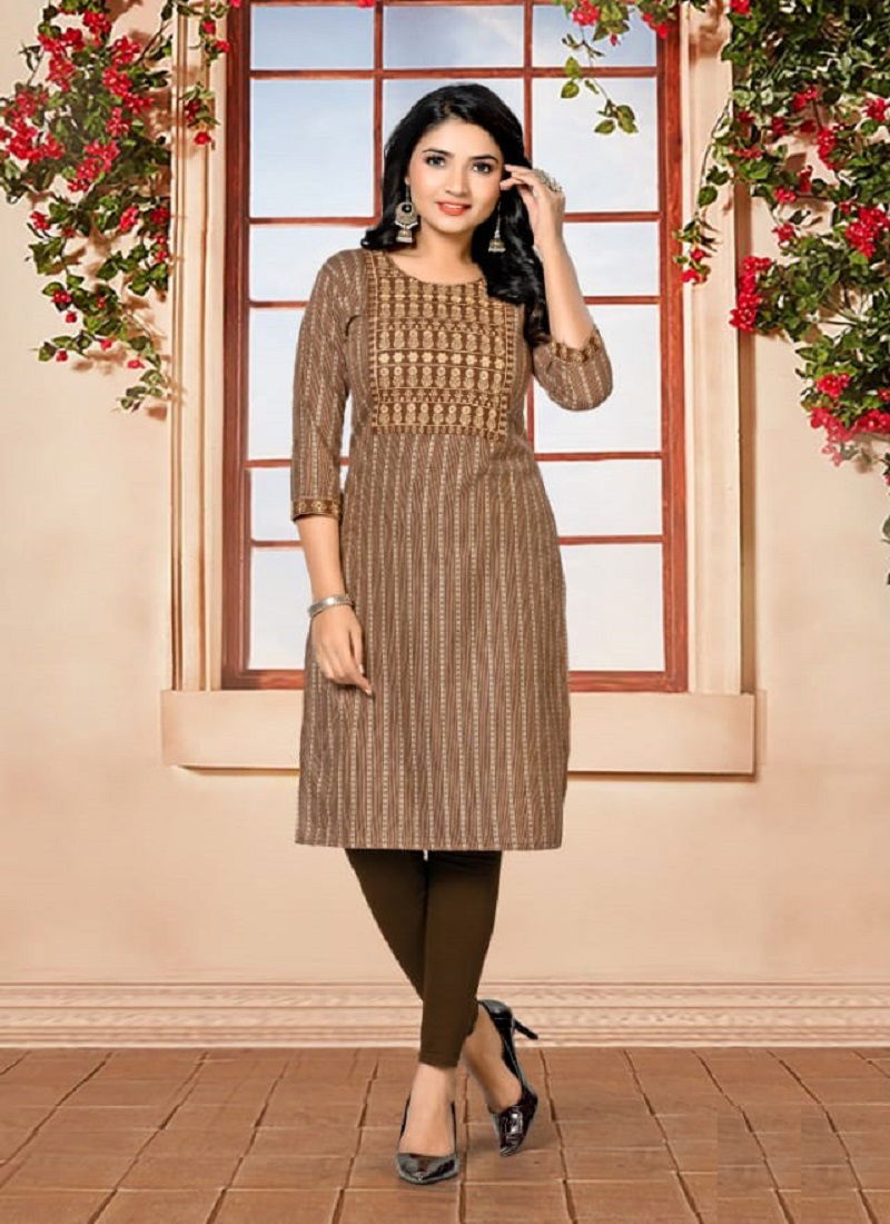 Kinti Mitali Casual Daily Wear Wholesale Cotton Kurtis Catalog
